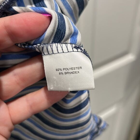 Peter Millar Summer Comfort Striped Shirt, Size Large - Picture 7 of 9